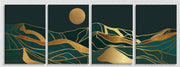 Gold Mountain Mid Century, Set Of 4
