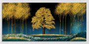Blue Sky And Golden Trees