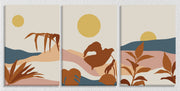 Mountain Botanical Wall Art, Set Of 3