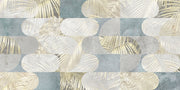 Blue Matt tile Customised Wallpaper
