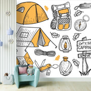 Camping trek hiking wallpaper