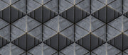 Checkered Grey tile Customised Wallpaper