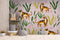 Cute Tiger Pattern Kids Wallpaper