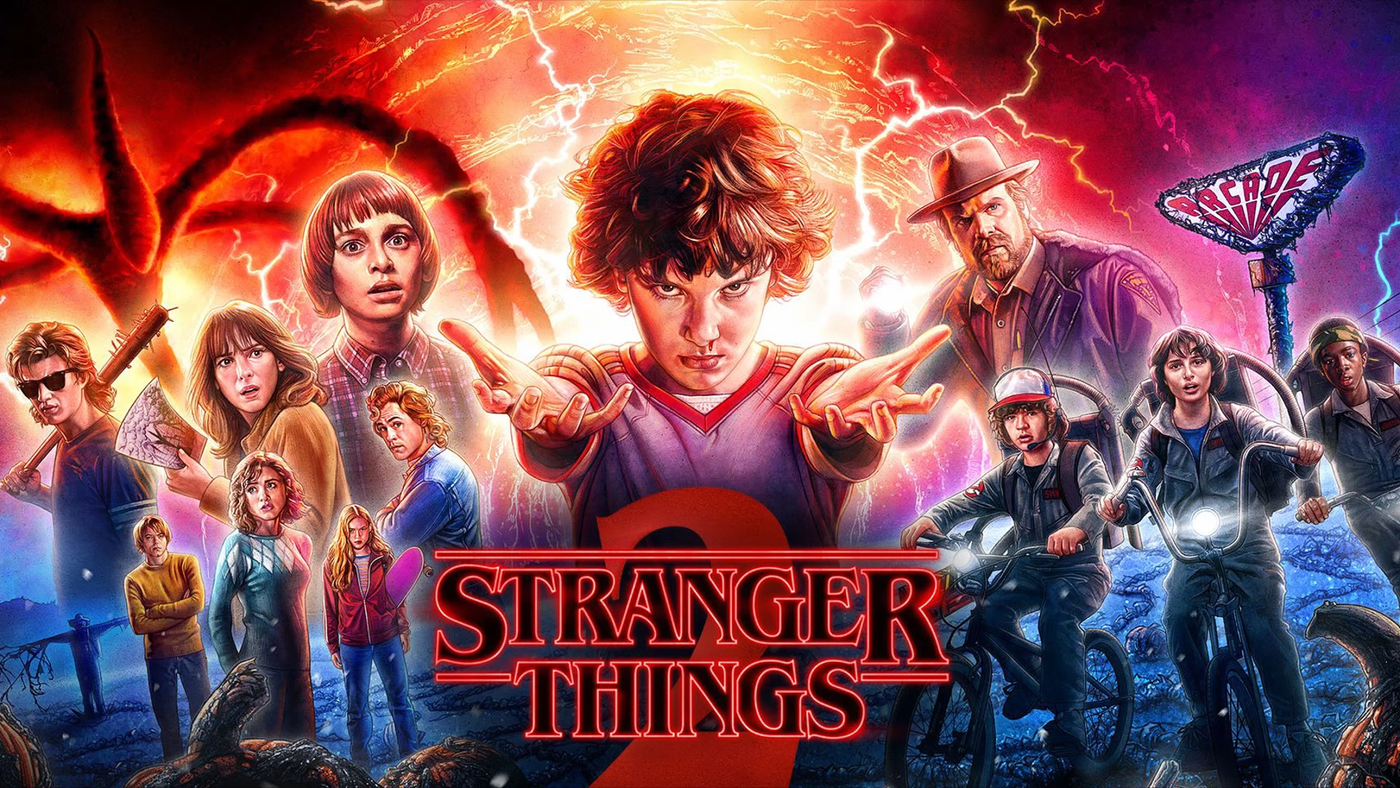 Stranger Things Cast Customised Wallpaper for wall