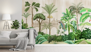 Tropical Mughal Garden Wallpaper