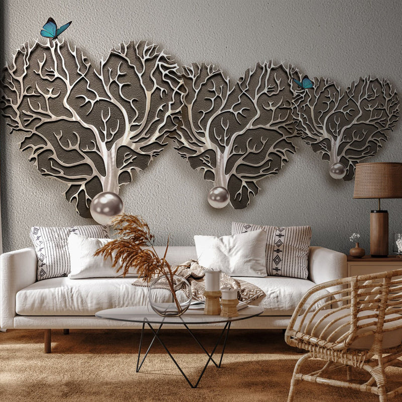 Tree Branches In Heart Shape wallpaper for wall