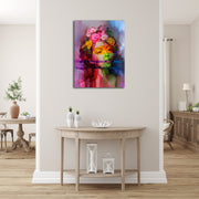 Multicolor Floral Lady
