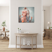 Imaginative Floral Lady
