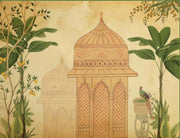 Palace tropical art wallcovering