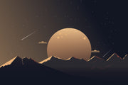 Night Sky Line Sticker
