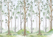 Watercolor Painting Tree Wallpaper