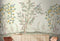 yellow blossom chinoiserie wallpaper